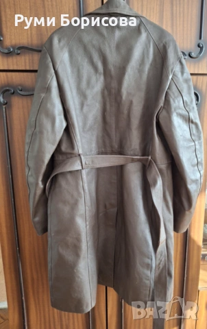 Кожен шлифер от естествена, кожа размер 54, снимка 2 - Сака - 53139807