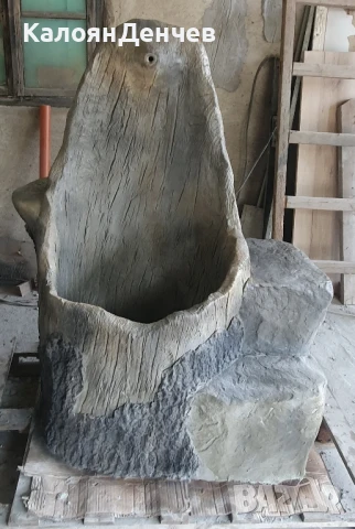 Градинска чешма от щампован бетон , снимка 6 - Градински мебели, декорация  - 51366679