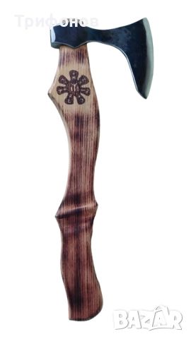 Брадва в прабългарски стил - ръчна изработка, снимка 2 - Други инструменти - 52927480