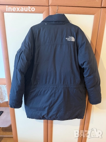 Продавам мъжка дълга шуба гъши пух North face, снимка 2 - Якета - 52875531
