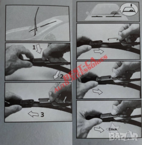 Комплект чистачки за предно стъкло 65+48 cm. подходящи за Volkswagen Passat B8 B8.5 (2014-2023), снимка 5 - Аксесоари и консумативи - 53778531