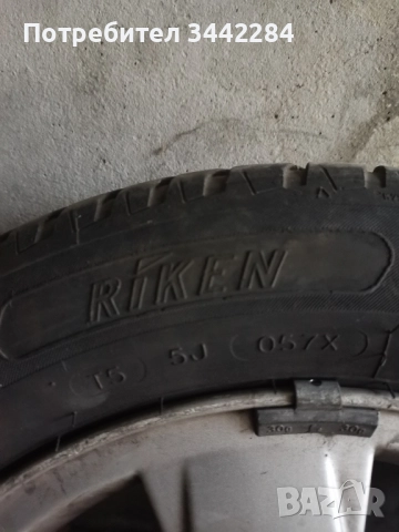 Лети джанти Опел с зимни гуми, снимка 4 - Гуми и джанти - 52307299