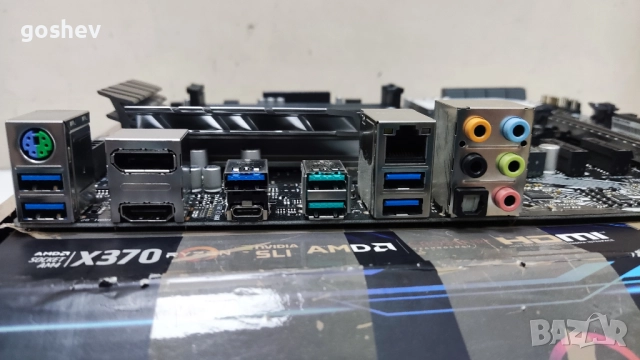 Дънна платка ASUS PRIME X370-PRO АМ4, снимка 5 - Дънни платки - 52669457