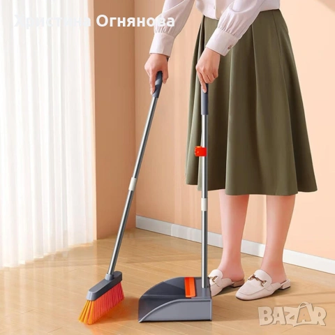 Комплект висококачествена метла с лопата, снимка 3 - Други - 54076865