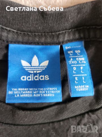 Оригинална тениска adidas размер L , снимка 2 - Тениски - 45537341