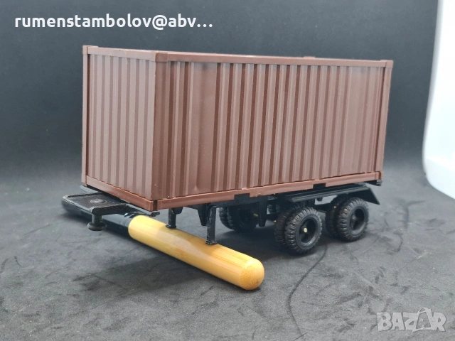 Ремарке с контейнер за КамАЗ 5410, 1:43 Арек, Елекон