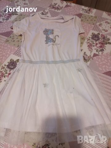 Рокля детска бяла, снимка 1 - Детски рокли и поли - 46011143