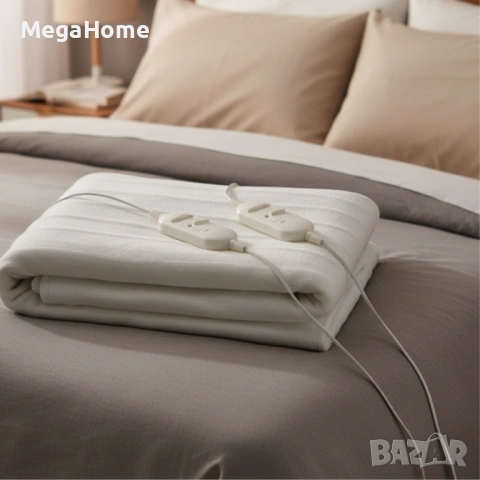 Електрическо одеяло Rosberg, Защита от прегряване, LED индикатор, Полиестер, снимка 5 - Олекотени завивки и одеяла - 53053230