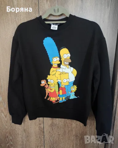 Zara The Simpsons нова спортна блуза, снимка 2 - Блузи с дълъг ръкав и пуловери - 48572601