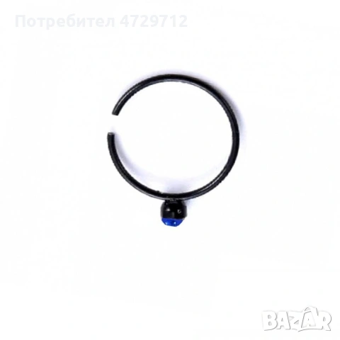 Бързо сваляща се обица за нос устни пъп вежда, снимка 5 - Обеци - 53498308