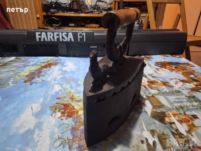 Стара ютия на въглища, снимка 5 - Антикварни и старинни предмети - 52914703