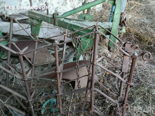 Трактор Владимирец Т-25 с прикачен инвентар към него (на снимките), снимка 8 - Селскостопанска техника - 53146364