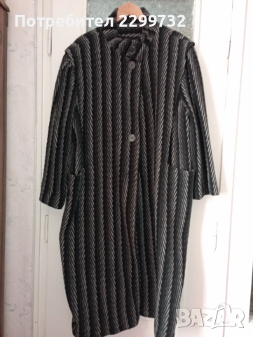 Дамско вълнено палто № 54 – дълго с хастар, снимка 3 - Палта, манта - 52288153