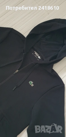 Lacoste Sport Classic Fit Full Zip Hoodie Mens Size 4 - M ОРИГИНАЛ! Мъжка Качулка с цял цип!, снимка 7 - Спортни дрехи, екипи - 53594537