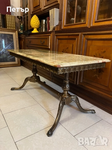 Старинна холна маса, снимка 5 - Маси - 52510636