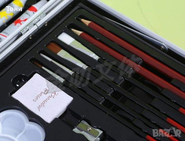 Творчески комплект за рисуване с изключително разнообразие от цветове, снимка 10 - Ученически пособия, канцеларски материали - 51705949