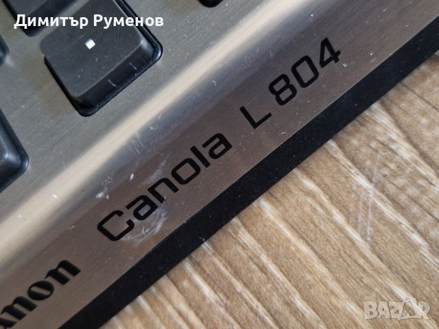 Калкулатор Canon Canola L804, снимка 6 - Друга електроника - 46492210