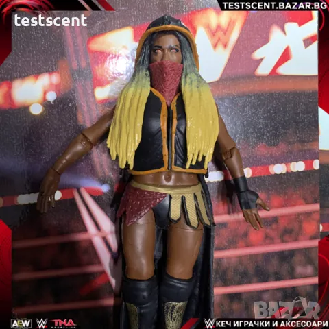 Екшън фигура WWE Ember Moon Athena Ембър Муун  Mattel Elite Collection figure играчка AEW Атина, снимка 18 - Фигурки - 48791764