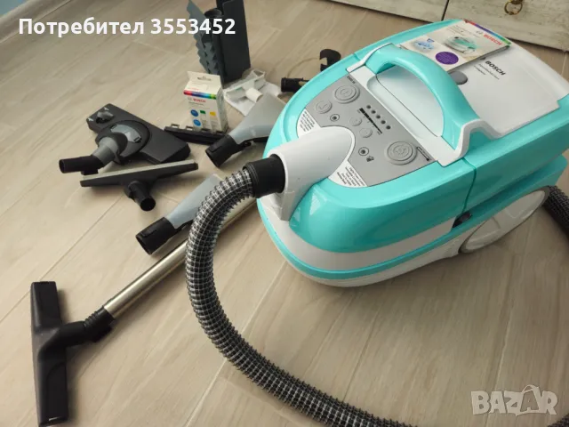 Bosch Серия 4 Прахосмукачка за мокро и сухо почистване, код: BWD420HYG, снимка 3 - Прахосмукачки - 47484483