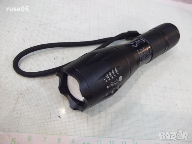 Фенер полицейски LED 3W, студено бял (6000K), с 3xAA батерии, снимка 6 - Прожектори - 50832497