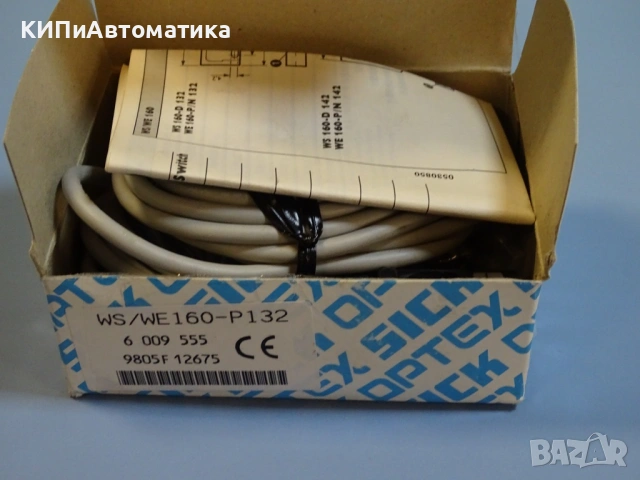 фотоелектрически сензор SICK WS/WE 160-P132 Photoelectric Switch, снимка 6 - Резервни части за машини - 54205893