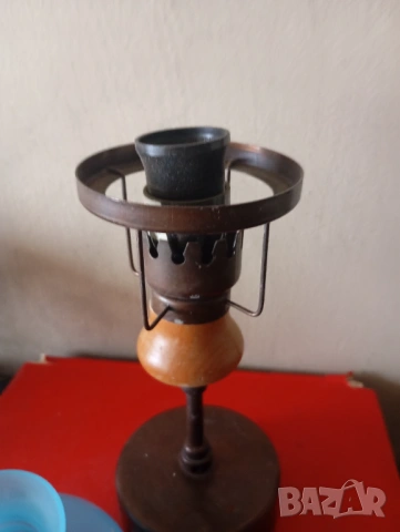 Винтидж настолна лампа, снимка 4 - Настолни лампи - 54233547