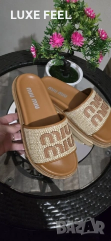 MIU MIU ✨Дамски Чехли 