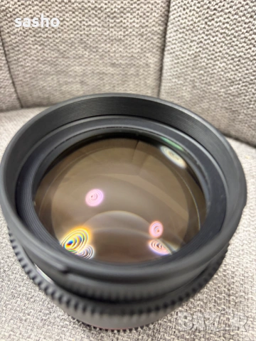 Обектив Samyang 85mm T1.5 VDSLR (Nikon F) – Отличен за портрети, снимка 2 - Обективи и филтри - 53611374