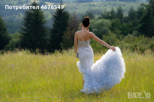 Абитуриентска рокля, официална чантичка и обувки в отлично състояние, снимка 7 - Рокли - 52773042