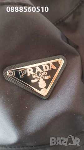 *Сезонно Намаление* Топ Модел Унисекс Шапка Прада Prada Тип идиотка, снимка 2 - Шапки - 52148176