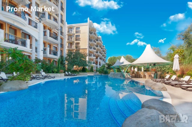 Луксозен едностаен апартамент в Harmony Grand Resort , снимка 2 - Апартаменти - 53922221