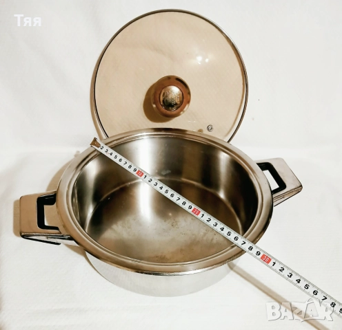 Тенджера неръждаема 3,5 л, снимка 4 - Съдове за готвене - 52452223