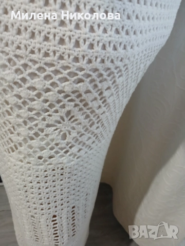 Дълга плетена рокля с подплата Mango , снимка 5 - Рокли - 52187407