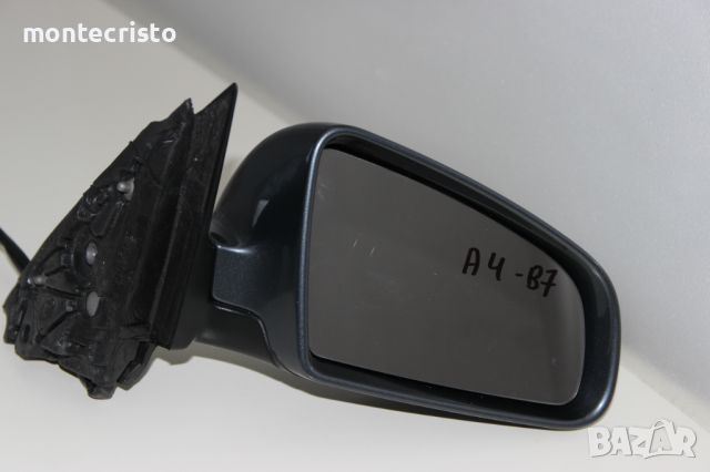 Дясно електрическо огледало Audi A4 B7 (2004-2007г.) 10 пина / прибиране / прибиращо, снимка 1 - Части - 46466377