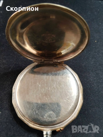 Швейцарски джобен часовник - ARGENTAN CHROME DEPOSEE, снимка 10 - Джобни - 50527124