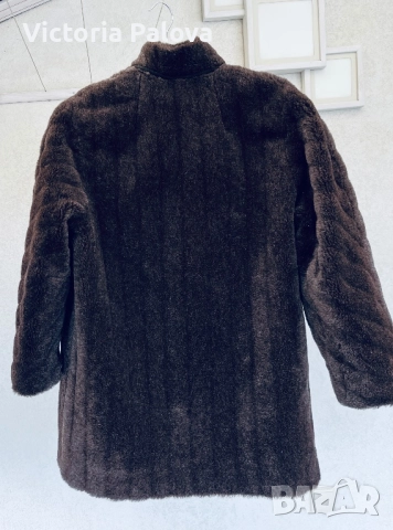 Луксозно  палто/ шуба GALAN алпака, снимка 13 - Палта, манта - 52197098