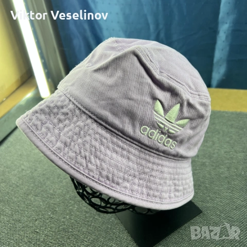 Adidas Шапка Идиотка Лилава One Size Bucket Hat Trefoil