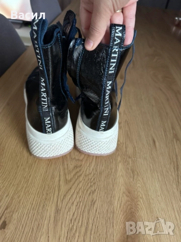 Боти от Естествена кожа "Martini", снимка 7 - Дамски боти - 52343277