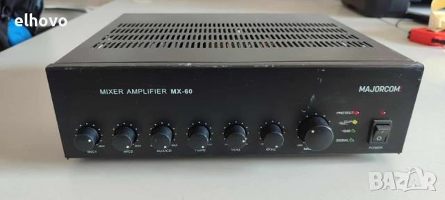 Majorcom mixer amplifier mx 60, снимка 2 - Ресийвъри, усилватели, смесителни пултове - 52035838