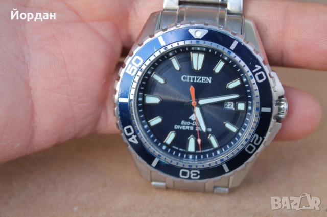Японски мъжки часовник ''Citizen Eco Drive/Divers 200 m'', снимка 3 - Мъжки - 52565213