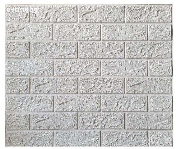 Декоративен 3D тухлен тапет за стени от PE пяна 77х70 см., снимка 5 - Други стоки за дома - 53832772