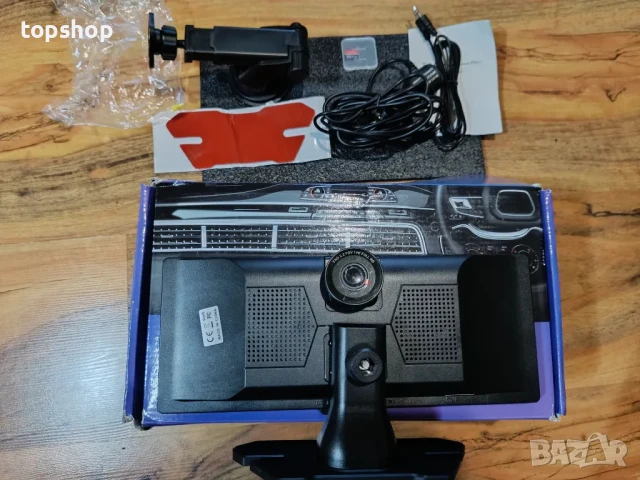 12” уредба за кола Тъч скрийн MP3 Предна 2.5K и задна камера, 64GB, Bluetooth Apple/Android. GPS, снимка 14 - Аксесоари и консумативи - 50493298