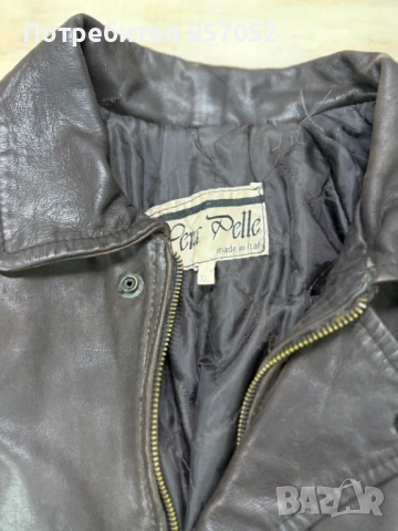 Кожено яке, снимка 4 - Якета - 53666737