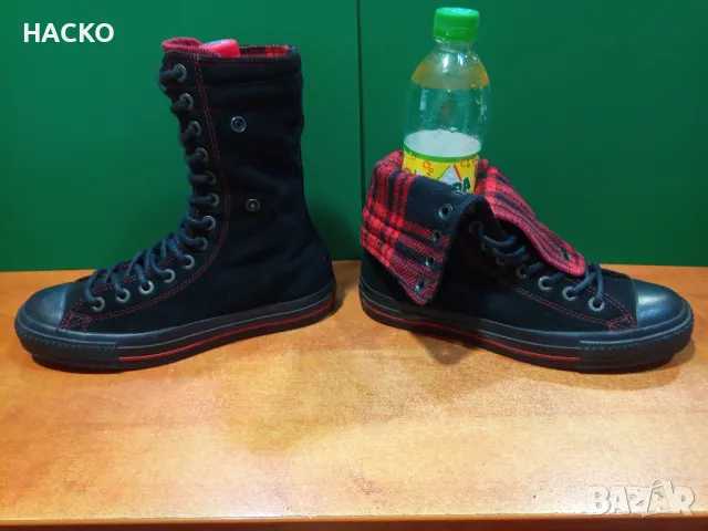 Кецове CONVERSE Номер 38 Стелка 24.5 см. Високи 23 см. 100% Оригинални Внос от Англия, снимка 4 - Кецове - 48029769