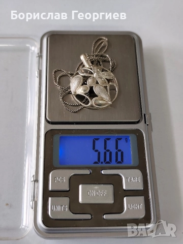 Сребърно колие 925, снимка 7 - Колиета, медальони, синджири - 52883242
