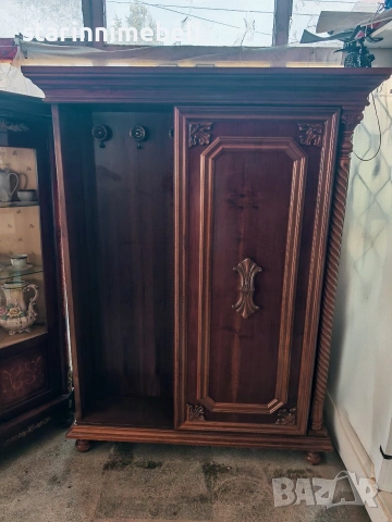 Красиво антикварно портманто, снимка 5 - Портманта - 53716421