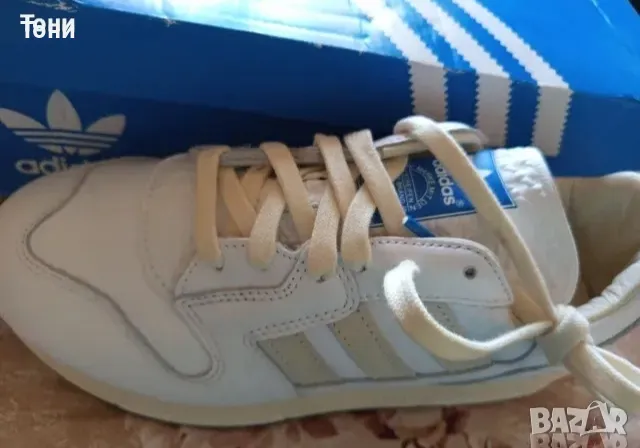 ADIDAS ORIGINAL Нови Дамски Маратонки Изцяло от Естествена Кожа с Етикет 40, снимка 9 - Маратонки - 48466660