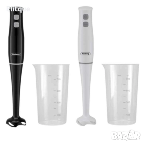 Пасатор , 400W, с чаша 0.7л., 2степени,, черен, бял