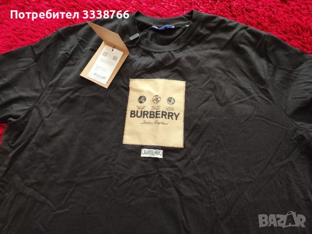 Мъжка тениска Burberry , снимка 1 - Тениски - 46817783