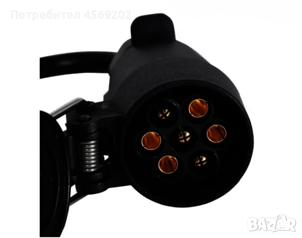 Адаптер 4-пинов US към 7-пинов EU за теглич, снимка 2 - Ремаркета - 51423291